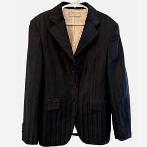 WELLINGTON COLLECTION Black Show Coat 14R Youth Girls Equestrian